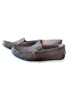 FLORSHEIM Boys Brown Leather Loafer